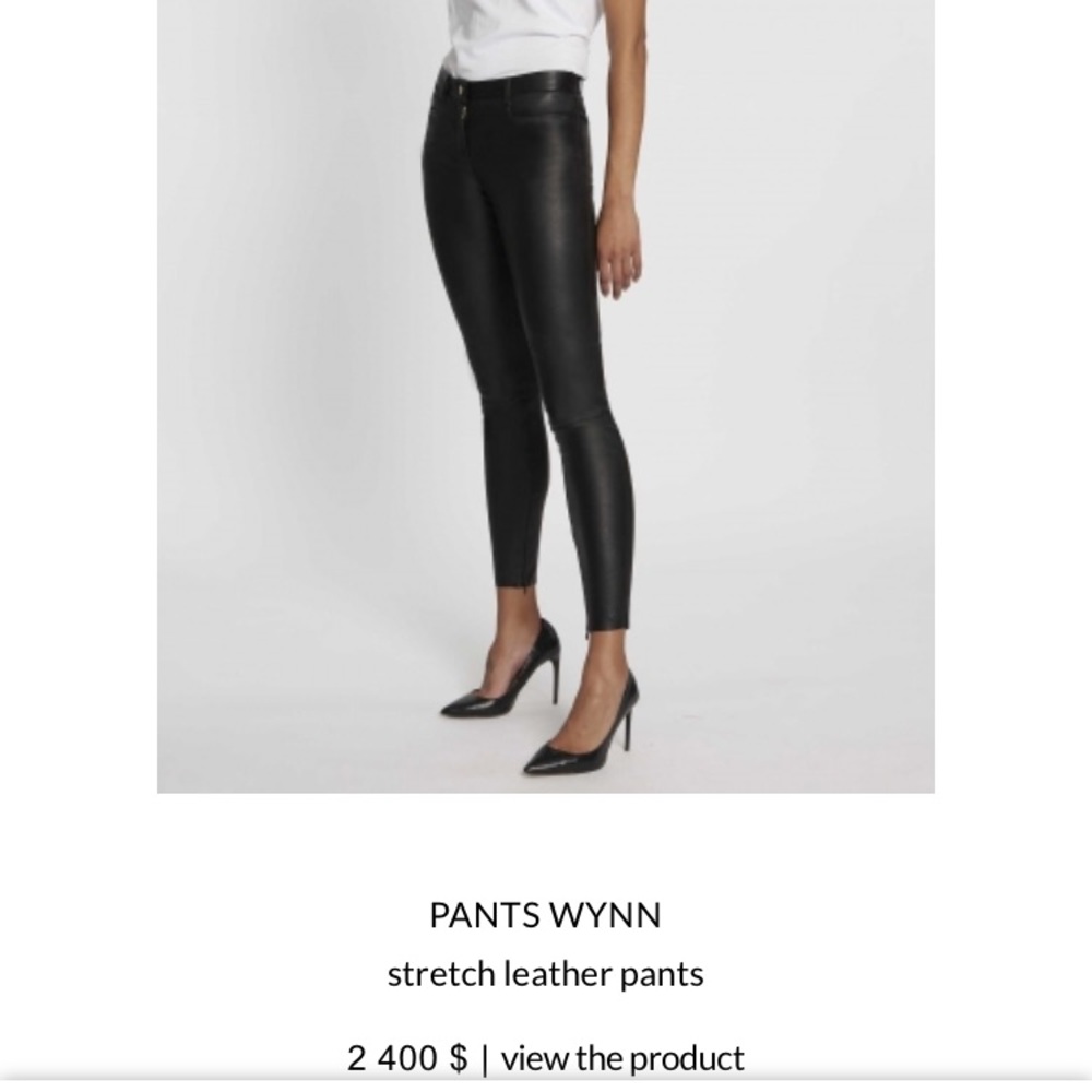 Jitrois leather pants SALE - Picture 7 of 7